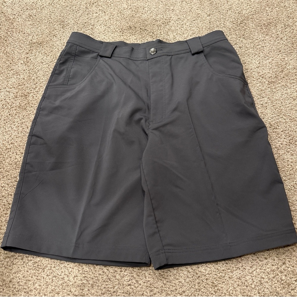 Straight Down Men's Gray 34” Shorts 10”